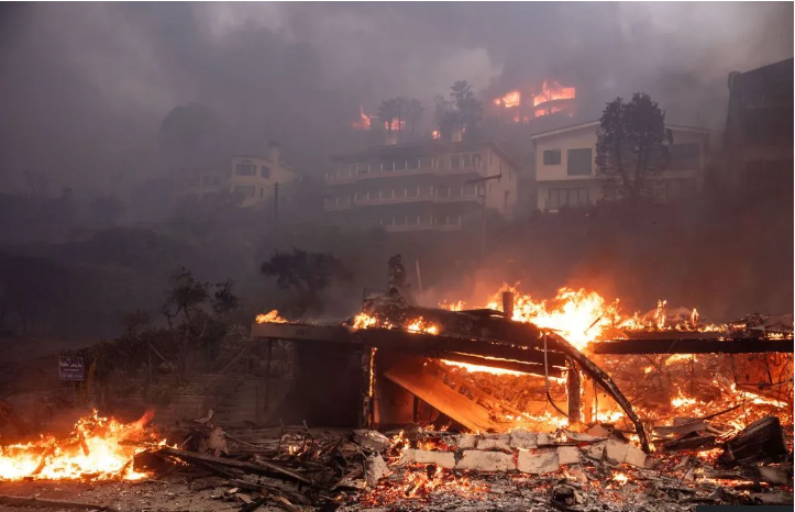 Thousands of acres on fire in LA